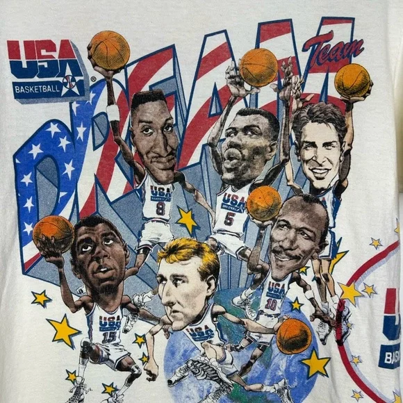 Vintage Cotton 1992 USA Olympic "Dream Team" t-shirt Size Medium Rare - Picture 2 of 10